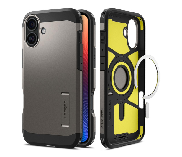 Spigen Tough Armor Mag Magsafe do iPhone 16 Gunmetal - 1279704 - zdjęcie 2